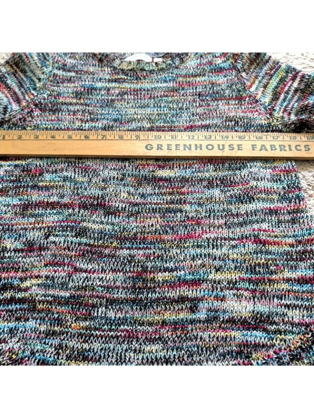 Kim Rogers Petite Multicolored Swester 3/4 Sleeve Size PM Lightweight -48lp - Picture 6 of 10